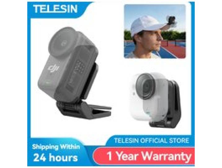 TELESIN Magnetische Quick Release Cap Hoed Clip Mount Verstelbare Hoek Voor DJI OSMO Nano Insta360 Go Ultra Action Camera Accessoires