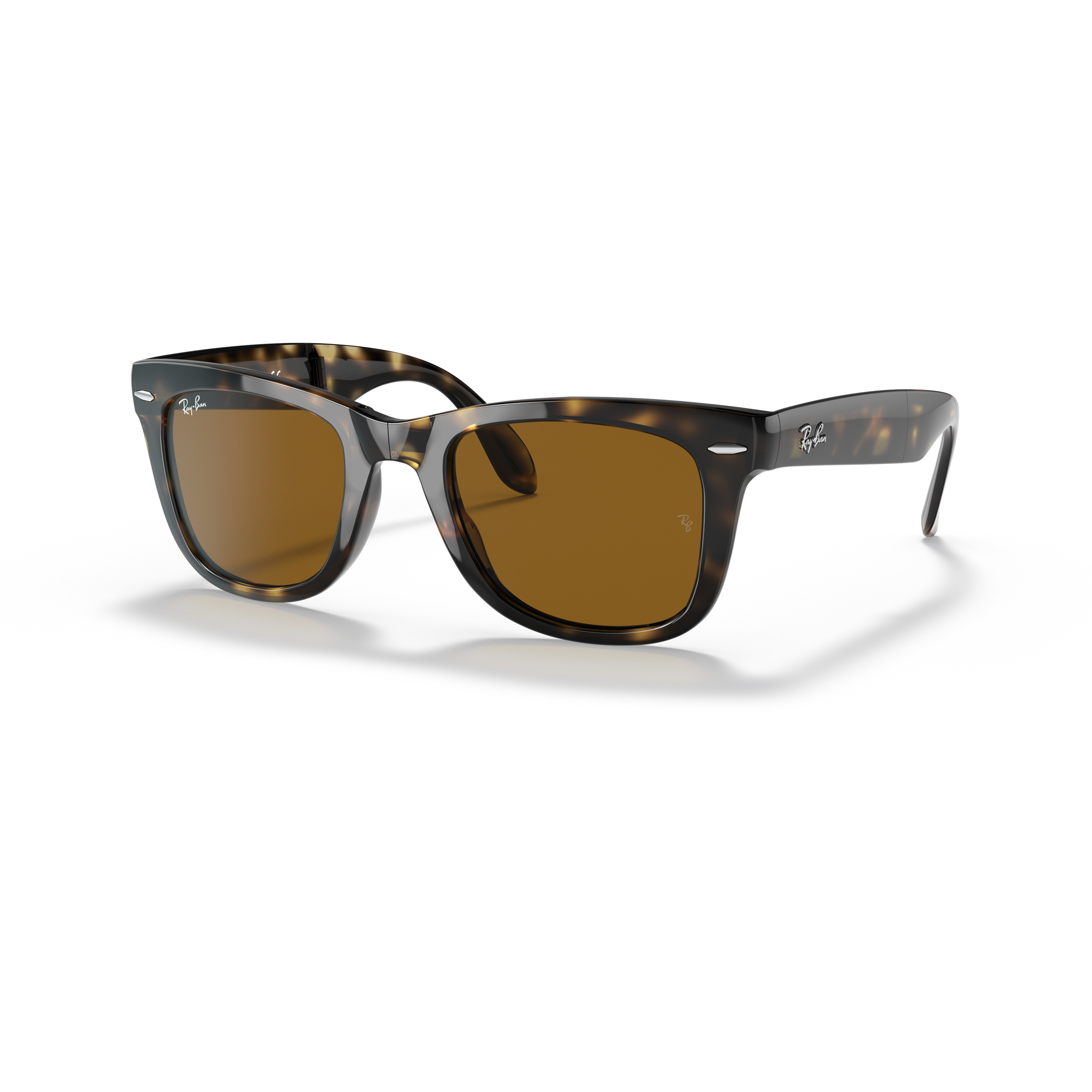 Ray Ban Folding Wayfarer Sonnenbrille Sonnenbrillen braun Lifestyle
