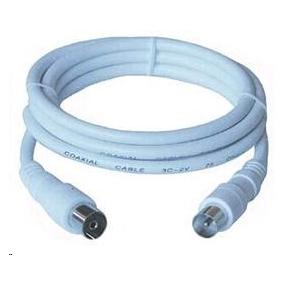 PremiumCord TV-Anschlusskabel M/F 75 Ohm 1m (Antennenkabel) (8592220019716)