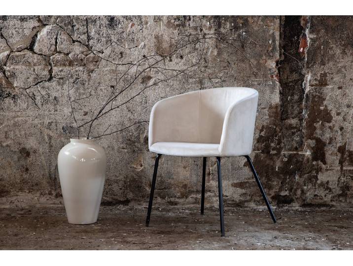 Stuhl Diner II - Modern mit Cordelzug in 3 Ausführungen - Beige - Luxusbetten24