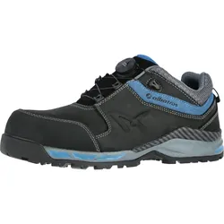 Sicherheitshalbschuhe S3 "TOFANE BLACK QUICK LOCK LOW" - 44 - schwarz