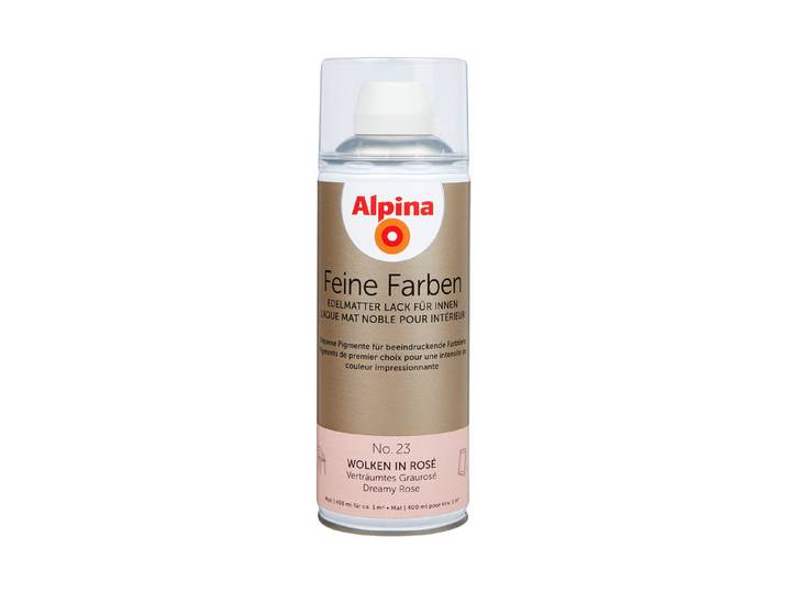 Alpina Sprühlack Feine Farben Wolken in Rosé Rosa 0.4 l Edelmatt