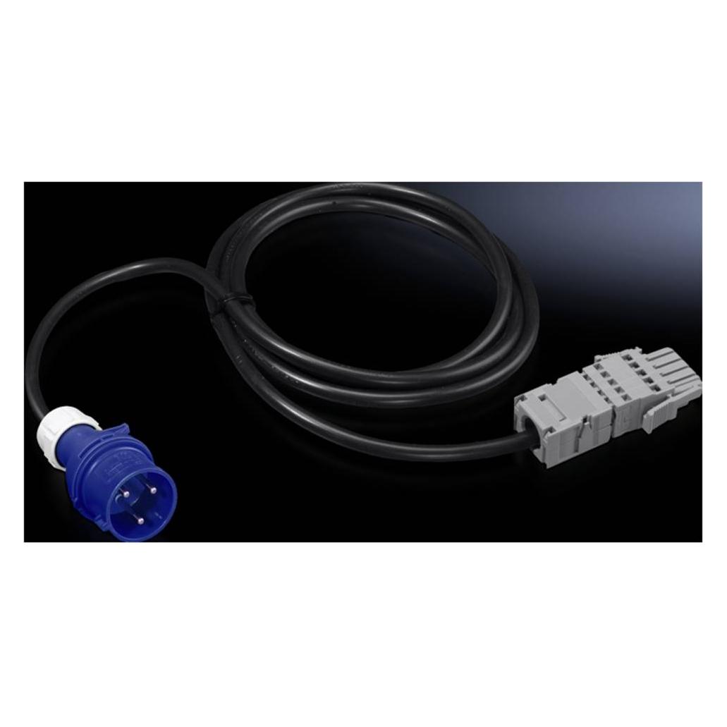 Rittal Connection cable for PSM rail Power System Module CEE (P+N+PE) (3 m) (7856026)
