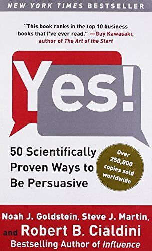 Goldstein, Noah J. - Yes!: 50 Scientifically Proven Ways to Be Persuasive - Preis vom 16.10.2026 11:41:07 h
