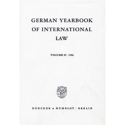 German Yearbook of International Law - Jahrbuch für Internationales Recht., Gebundene Ausgabe von , Duncker & Humblot, 978-3-428-06257-7