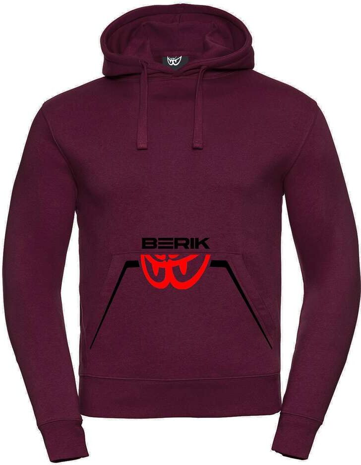 Felpa Berik 2.0 Con Cappuccio FC99-b Burgundy Occhio Rosso F taglia S