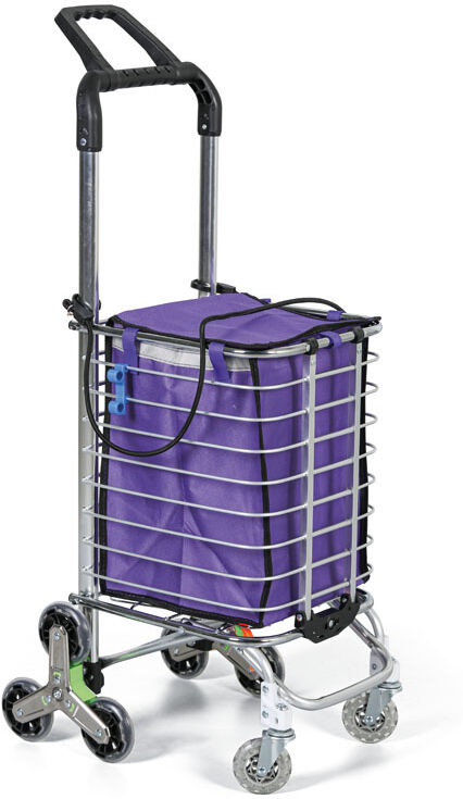 B2B Partner Treppenfaltbarer Einkaufswagen, Tragkraft 30 kg