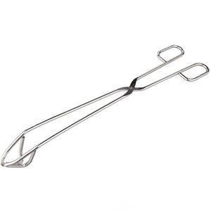 Westmark Grillzange Thüringer 12732270, Länge: 38cm, gebogen, Edelstahl