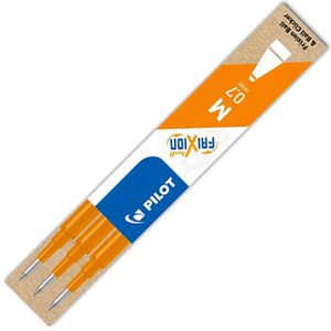Pilot Tintenrollermine Frixion Ball Clicker 0.7, BLS-FR7, 0.35 mm, Schreibfarbe orange, 3 Stück