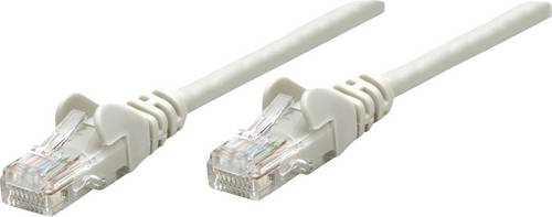 Intellinet 318228 RJ45 Patchkabel CAT 5e U/UTP 0.50m Grau