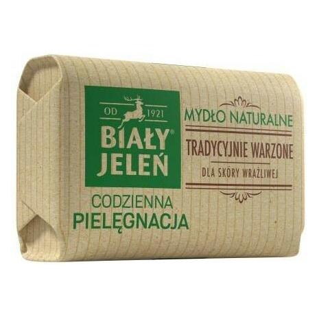 Biały Jeleń White Deer Daily Care Natürliche traditionell gebraute Seife in Stangenverpackung 100g (Hartseife, 100 g) (32840121)