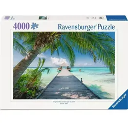 Ravensburger 12001737 Erwachsenenpuzzle 4000 Teile - Traumstrand auf den Malediven