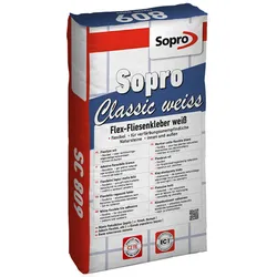 Sopro Bauchemie SC 809 Classic weiss Flex-Fliesenkleber 1 Sack = 25 kg