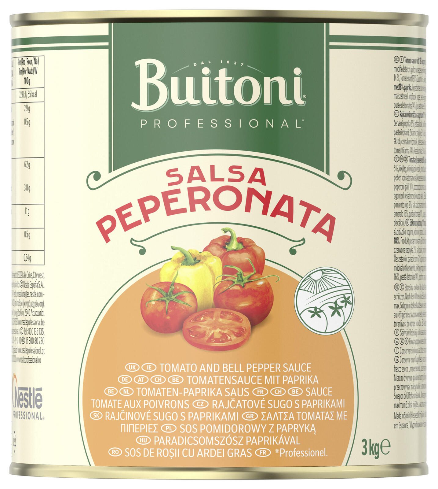 Buitoni® Professional Buitoni® Tomatensauce mit Paprika 3,0 kg 12606009