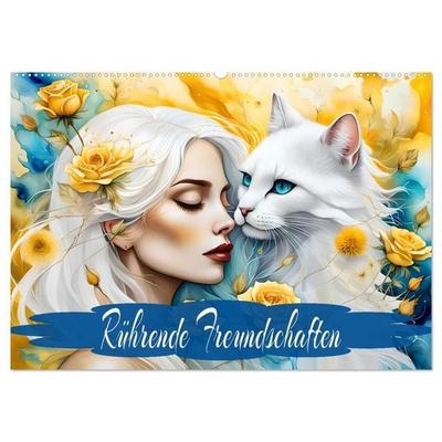 Rührende Freundschaften (Wandkalender 2027 DIN A2 quer), CALVENDO Monatskalender