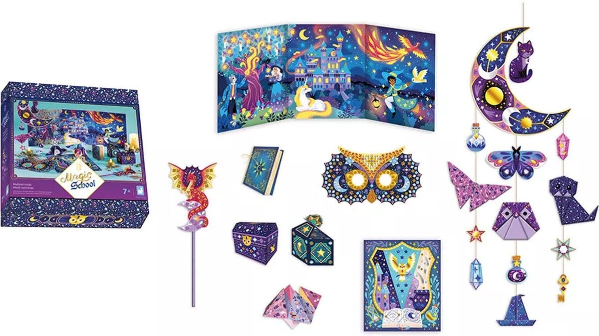Janod Magic School Multi-Activiteiten Set voor kinderen vanaf 7 jaar