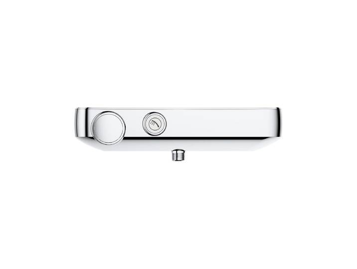 Badarmatur GROHE Grohtherm , silber (silberfarben), Armaturen, Badarmatur