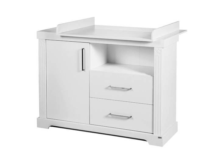 Roba Wickelkommode Maxi, Weiß, 2 Schubladen, Rechteckig, 120x98x75 cm, Babymöbel & Kindermöbel, Babyzimmer, Wickelkommoden & Zubehör, Wickelkommoden