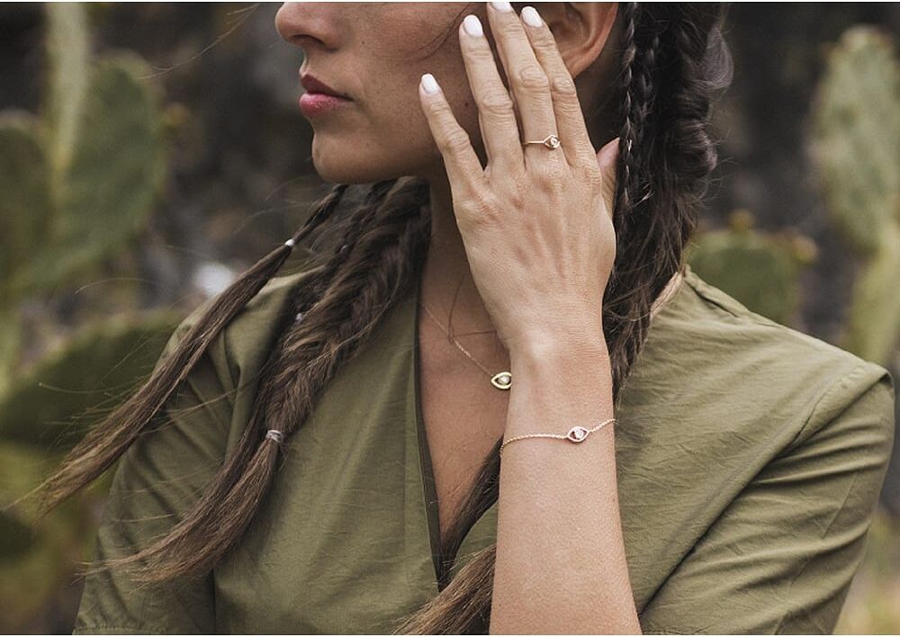 Collier Irma Impala En Plaqué Or Et Oxyde Femme