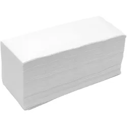 3200x Papierhandtücher ZZ-Falz 25 x 23 cm 2-lagig weiß