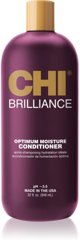 CHI Brilliance Optimum Moisture Conditioner après-shampoing hydratant pour cheveux secs et abîmés 946 ml