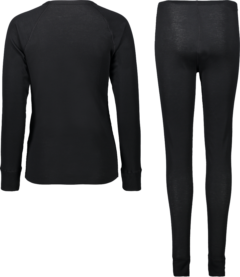 Thermounterwäsche-Set CMP "Skiwäsche-Set", Damen, Gr. 48, schwarz, Obermaterial: 100% Polyester, Bekleidungssets Thermounterwäsche-Set, pflegeleicht schwarz 48