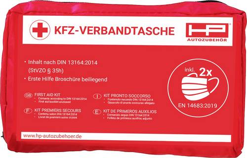 HP Autozubehör 10049 Verbandtasche Pkw, Bus, Freizeit, Landwirtschaft, Lkw, Motorrad, Baumaschinen, Quad, SUV, Van, Wohnmobile