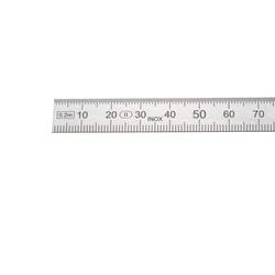 HELIOS PREISSER biegsamer Stahlmaßstab 200mm 13x0,5mm VA DIN2968 0460222 Maßstab 200 mm
