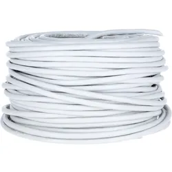 Dsit CAT6 S/FTP 50m auf Spule gewickelt grau CCA (S/FTP, CAT6, 50 m), Netzwerkkabel