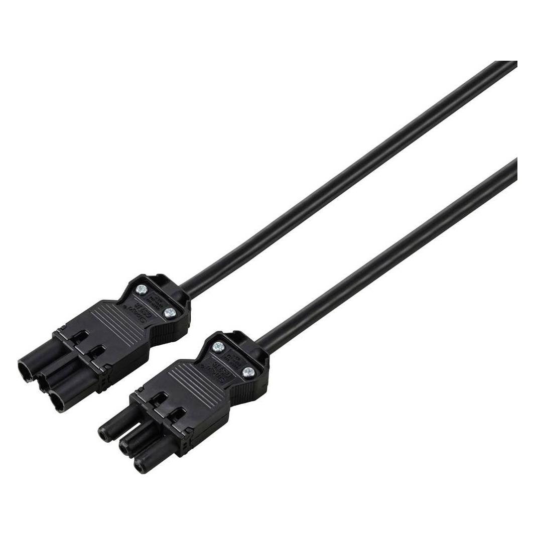 Sygonix SY-6676362 Verlängerungsleitung Schwarz 3 m (3 m, GST18) (SY-6676362)