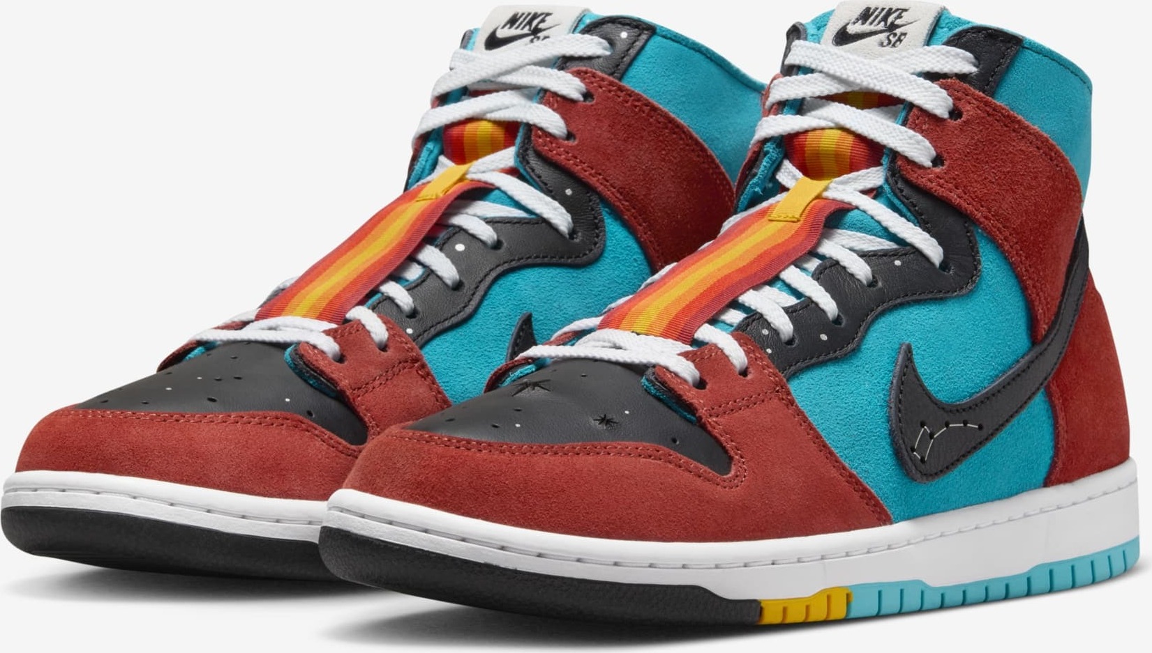 Nike SB x Di'orr Greenwood Dunk High "Navajo Arts" FQ1775-400, Größe: 48,5