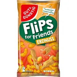 GUT&GÜNSTIG Flips for Friends Erdnuss 200,0 g