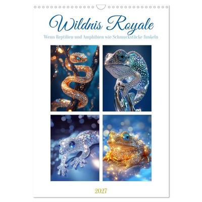 Wildnis Royale (Wandkalender 2027 DIN A3 hoch), CALVENDO Monatskalender