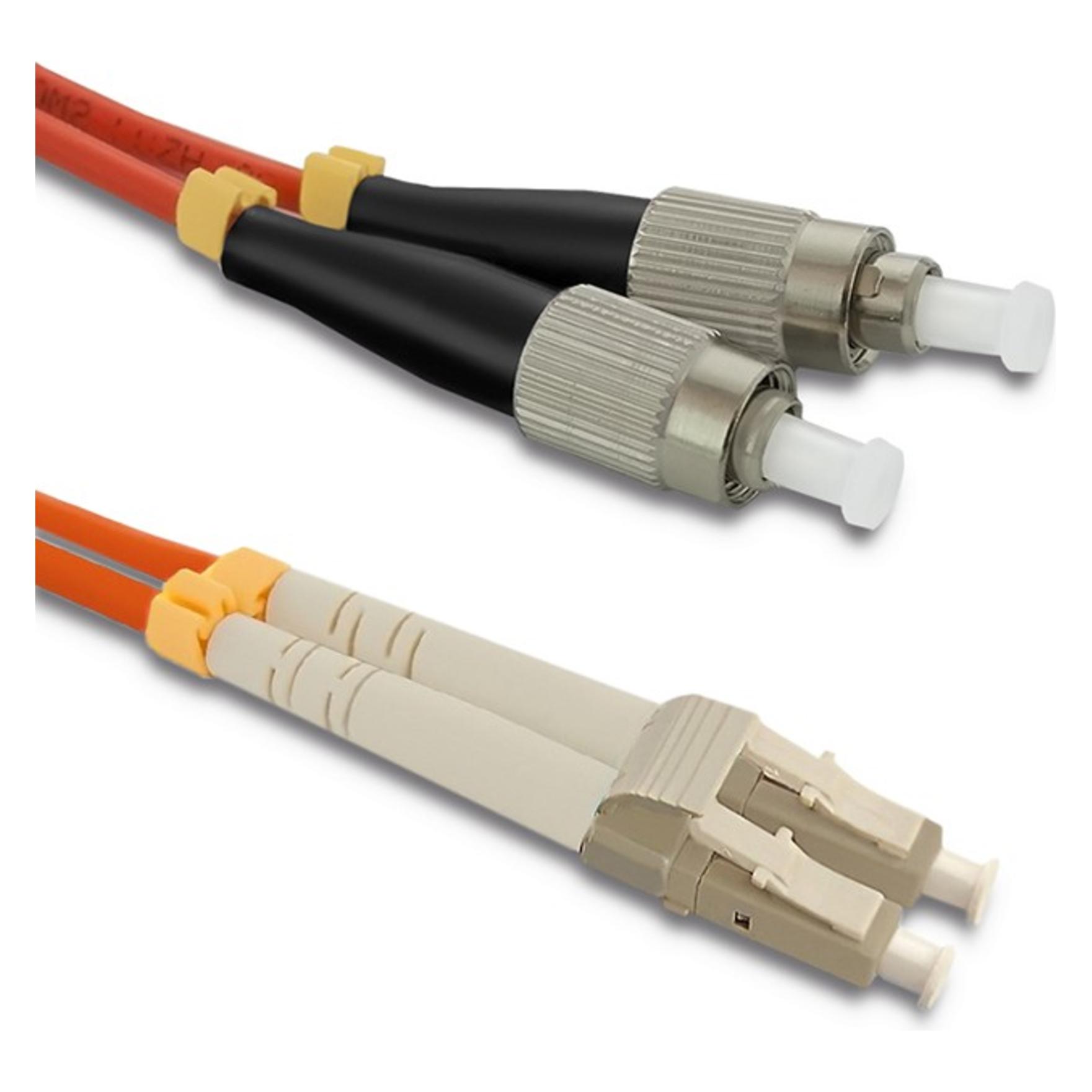 Qoltec Optic Patchcord LC/UPC - FC/UPC MM 50/125 OM2 5m (54058) (5 m) (54058)