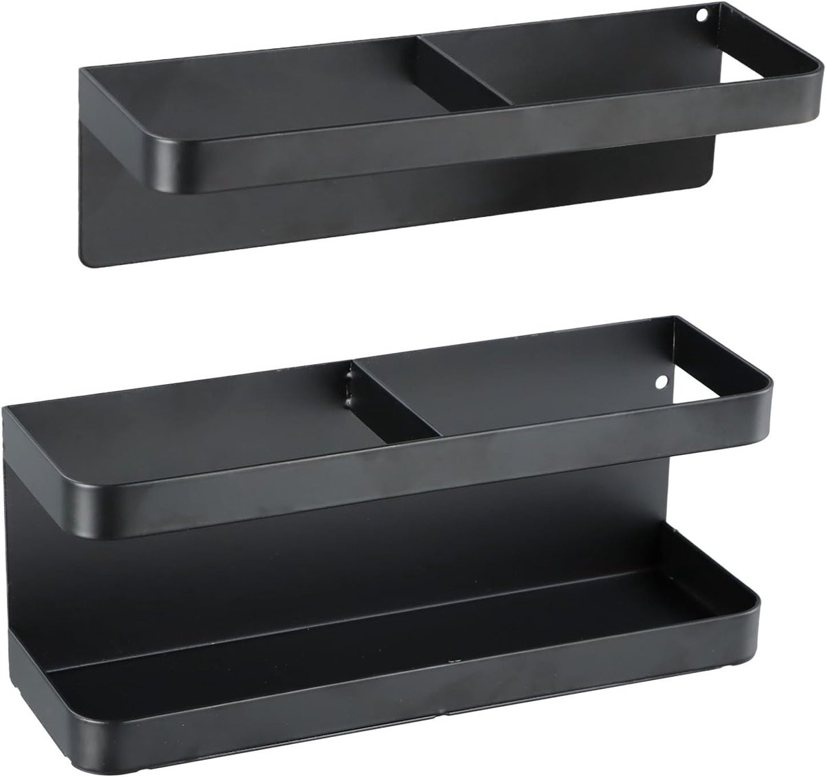 Magnetische parapluhouder voor wandmontage zonder boren, verstelbaar in hoogte, zwart