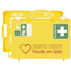 ALUDERM Erste-Hilfe-Koffer »SN-CD - Freude am Spiel« Frühkindliche Betreuung gelb, 31x21x13 cm