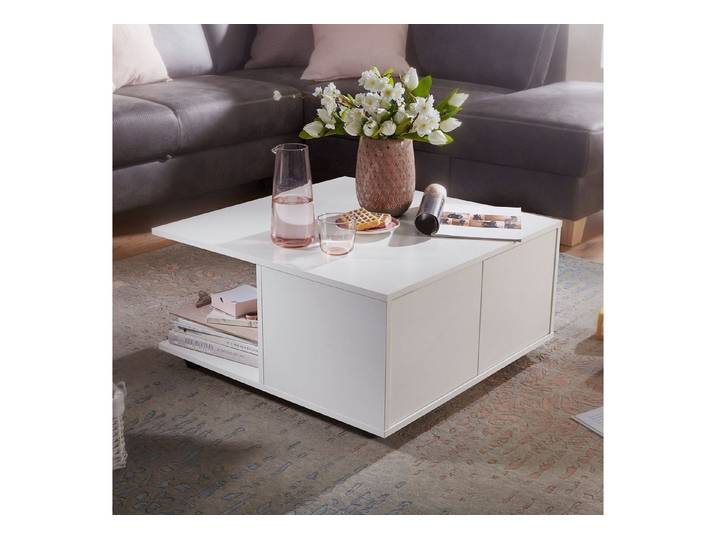 freiraum Couchtisch WL6.066, in Weiß - 70x36x70cm (BxHxT)