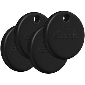 Chipolo Bluetooth-Tracker Pop 4 Pack, für iOS & Android, 1 Jahr Batterielaufzeit, strahlwassergeschützt IP55, 4 Stück