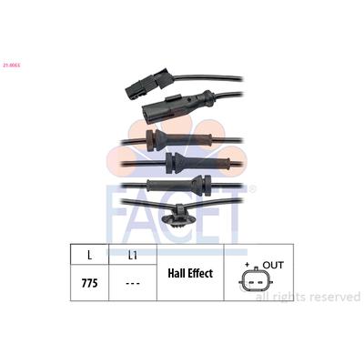 FACET Sensor, Raddrehzahl 210055 für RENAULT