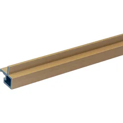 HOME DELUXE WPC Eckprofil für Fassadenverkleidung SANO Teak - 16er Set