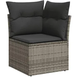 vidaXL, Gartenlounge, Stevie (Tisch + Eckteil + 2x Mittelteil)