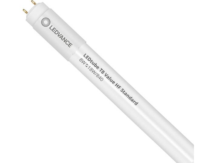 Ledvance - LED Buis T8 Value (HF) Standard Output 8W 900lm - 840 Koel Wit 60cm - Vervangt 18W