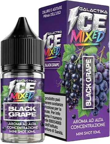 Galactika Black Grape Ice Mixed Aroma Mini Shot 10ml Uva Ghiaccio
