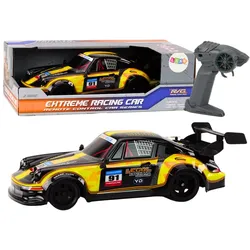 RC Ferngesteuertes Auto 1:16 Gummiräder Drift Gelb