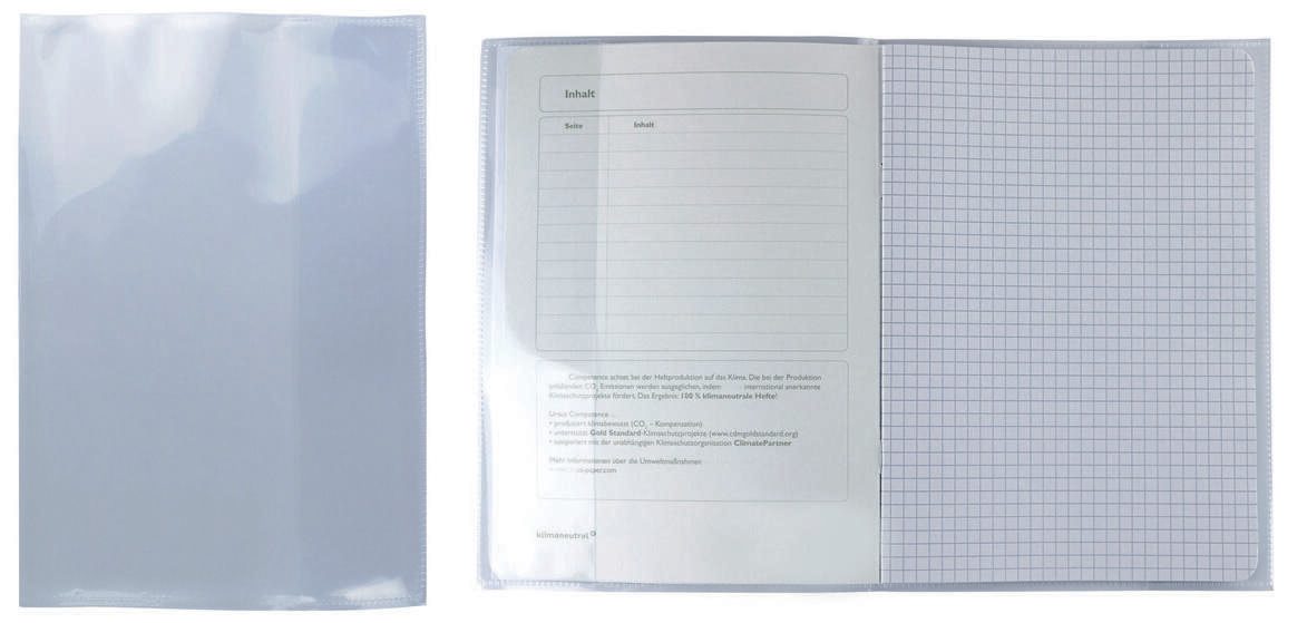 HERMA Heftumschlag PLUS transparent 14,8 x 21,0 cm 19610