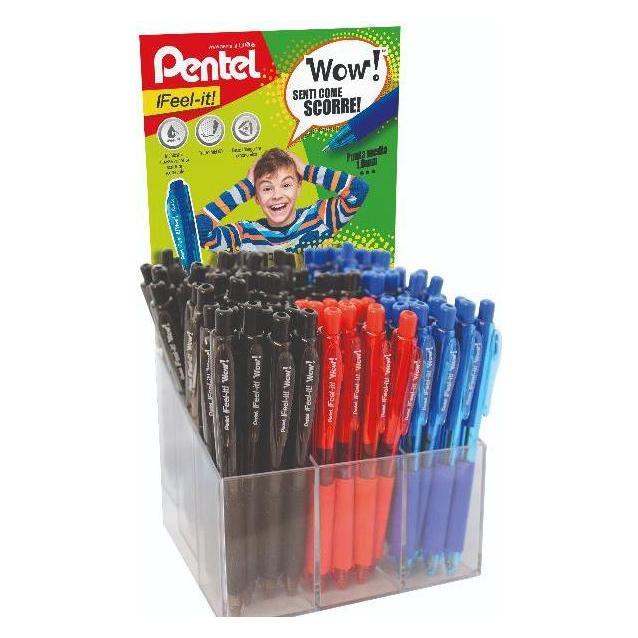 Pentel Wow! Feel It, Kugelschreiber, Display mit (0022024)