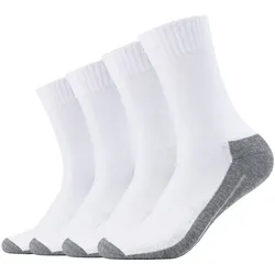 4er Pack camano Pro Tex Crew Funktionssocken 0001 - white 43-46