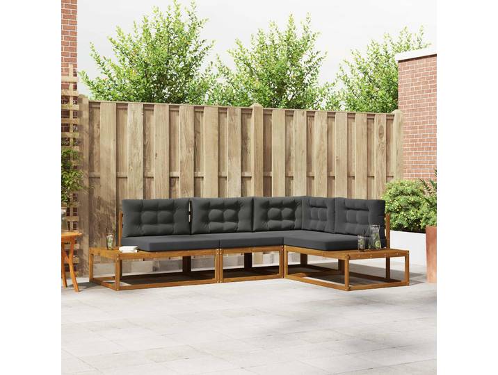 vidaXL Outdoor-Sofagarnitur 4 stk. 4-Sitzer