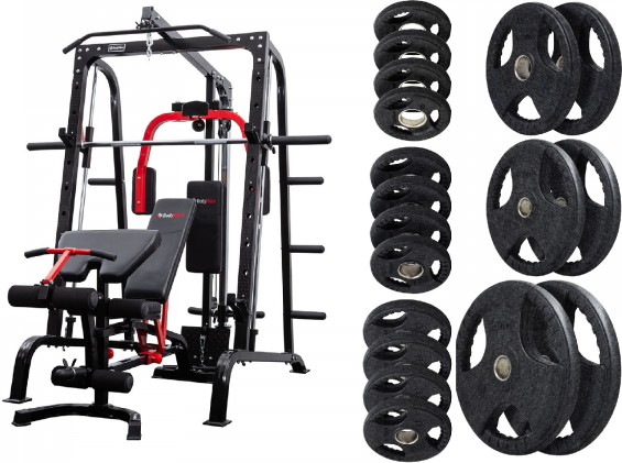 BodyMax CF380 Smith Machine Multi Gym CF380 Smith Machine with 125kg Cast Plates
