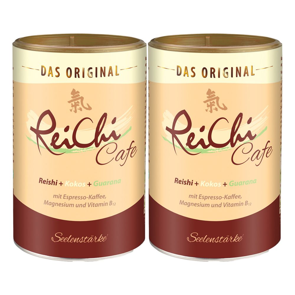 ReiChi Cafe Reishi-Pilz Espresso Kaffee Doppelpack 2x400 g Pulver
